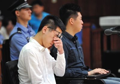 被告人在庭审中