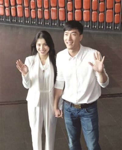 刘翔与妻子葛天