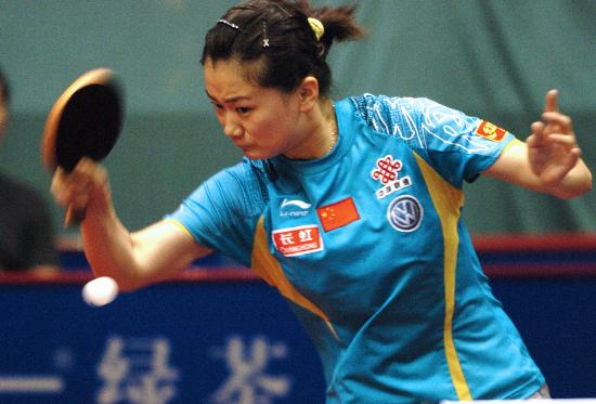图文中国乒乓球公开赛南京开赛彭陆洋士气高涨