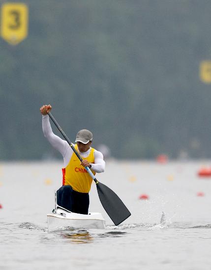 图文-中国皮划艇队征战世锦赛 杨文军出战