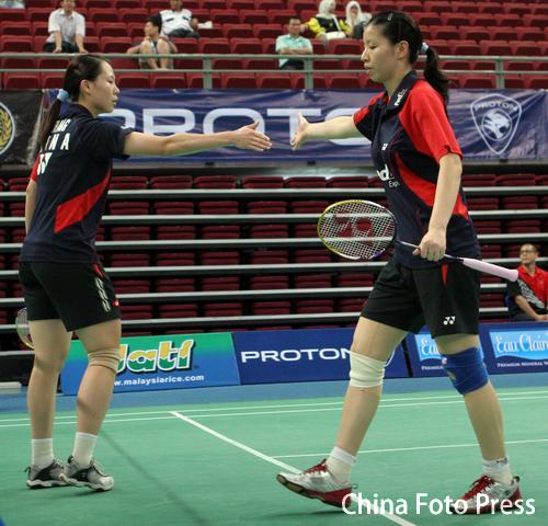 图文-羽球世锦赛杨维张洁雯过关 黄金搭档默契不减