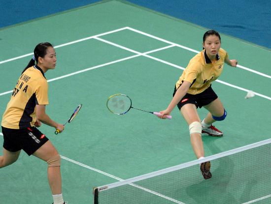 图文羽毛球世锦赛杨维张洁雯夺冠搭档游刃有余