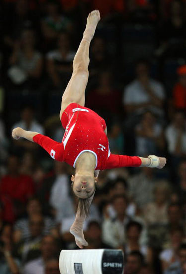 图文-体操世锦赛女子预赛第二日 后空翻惊鸿一瞥