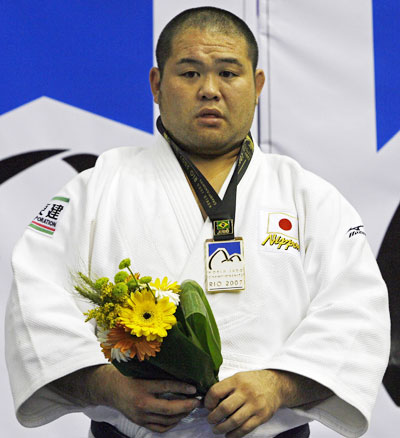 图文柔道世锦赛落幕栋田康幸男子无差别级称王