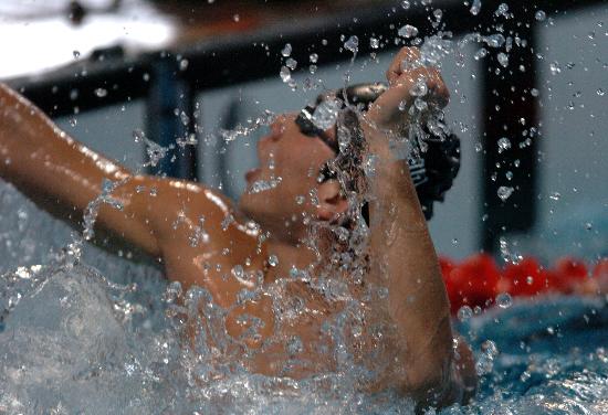 图文-游泳全国锦标赛25日 石峰成就蝶泳双冠王