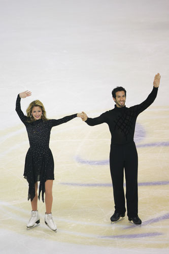 图文花滑中国杯冰舞自由舞贝尔宾组合完美谢幕