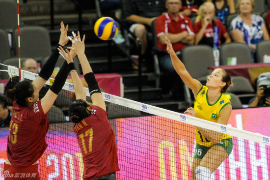 中国队双人拦网