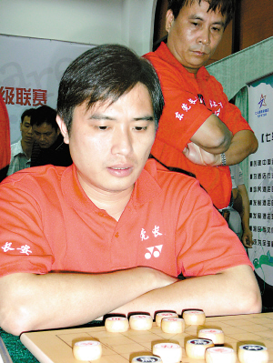 陈富杰在7连败后终获一胜. 本报记者 施绍宗 摄