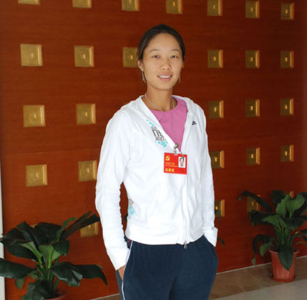 访十七大代表奥运冠军孙甜甜真诚的女人最美丽