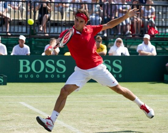 费德勒优雅截击