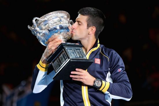 德约科维奇在2013年澳网夺冠
