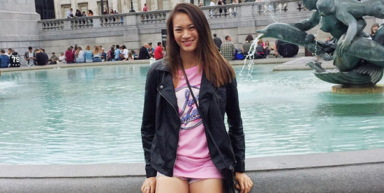 徐诗霖晒街拍美照