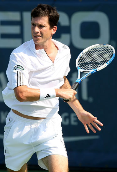 图文华盛顿网球精英赛31日赛况名将亨曼老而弥坚