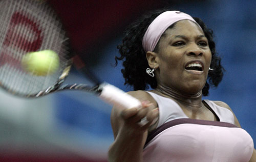 图文-小威晋级半决赛将战库兹娃 "胸涌澎湃"