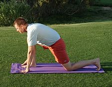 球技-哈他瑜伽太阳礼姿势改善呼吸促进血液循环