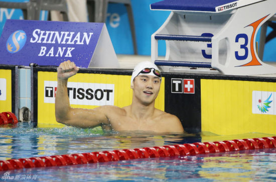 宁泽涛改写亚洲纪录