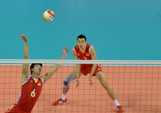 中国男排3-1卡塔尔