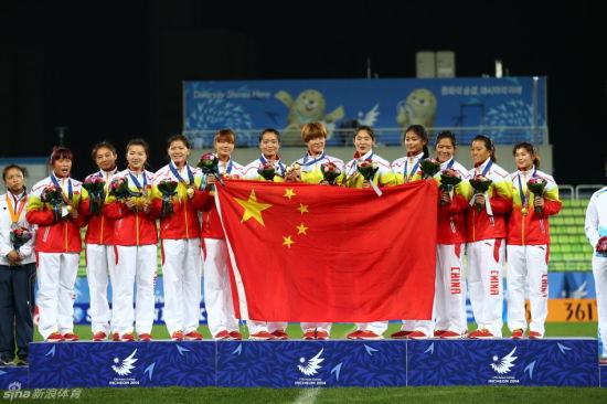 中国橄榄球女团夺冠