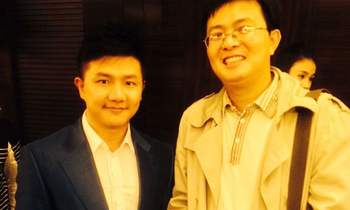 陈一冰和作者杨旺